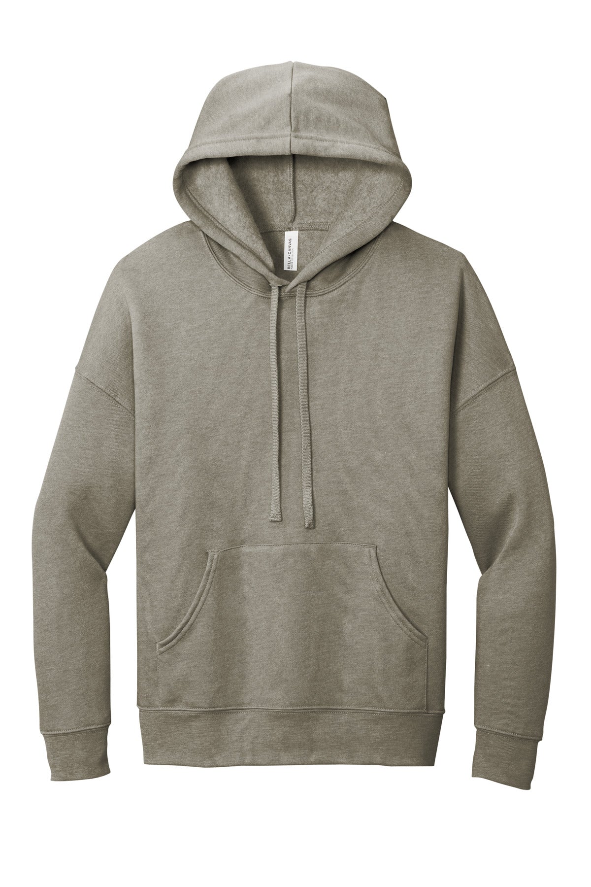Front View of Ht Stone BELLA+CANVAS Unisex Sponge Fleece Pullover DTM Hoodie. BC3729 plain
