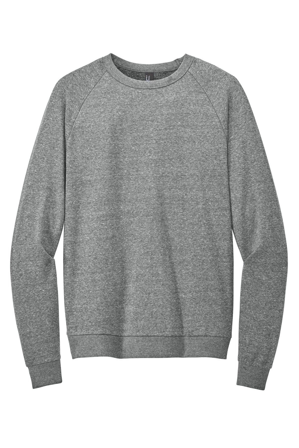 Front View of HtdChar District Perfect Tri Fleece Crewneck Sweatshirt DT1304 plain