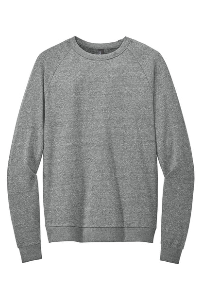 Front View of HtdChar District Perfect Tri Fleece Crewneck Sweatshirt DT1304 plain