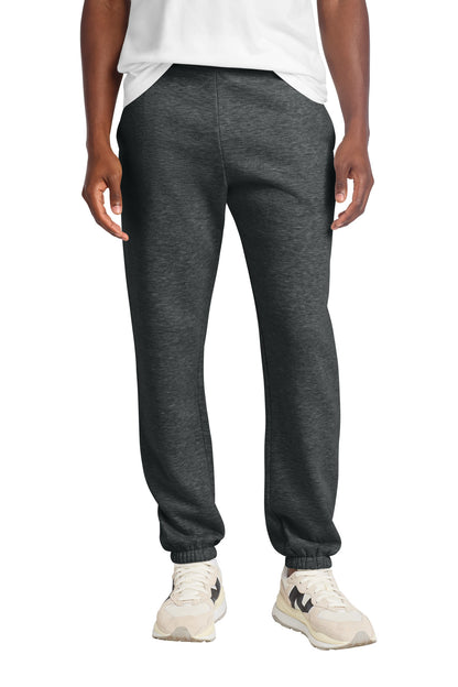Front View of HtdChar District V.I.T. Heavyweight Fleece Sweatpant DT6162 plain