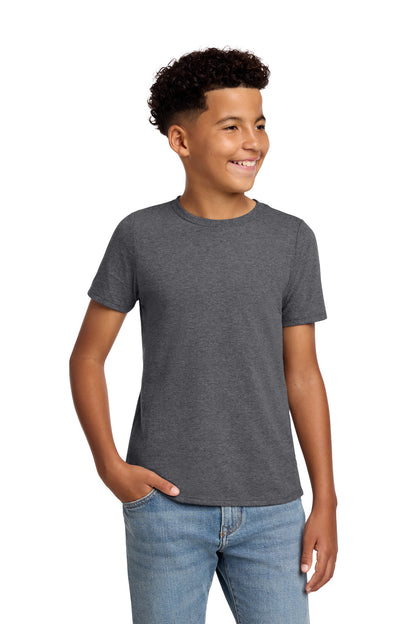 Front View of HtdChar District Youth Perfect Blend CVC Tee DT108Y plain