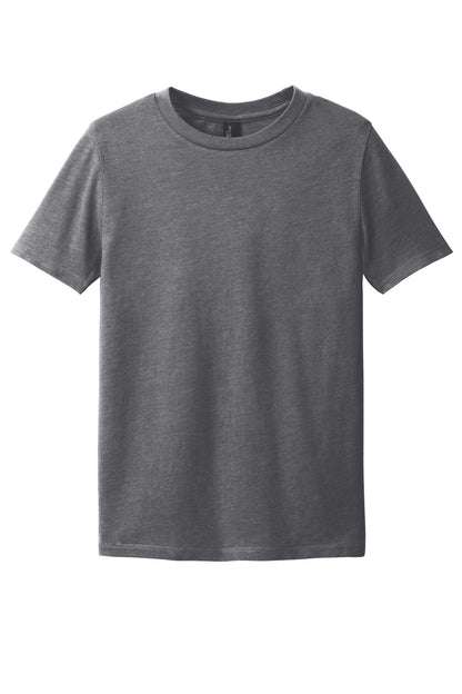 Front View of HtdChar District Youth Perfect Blend CVC Tee DT108Y plain