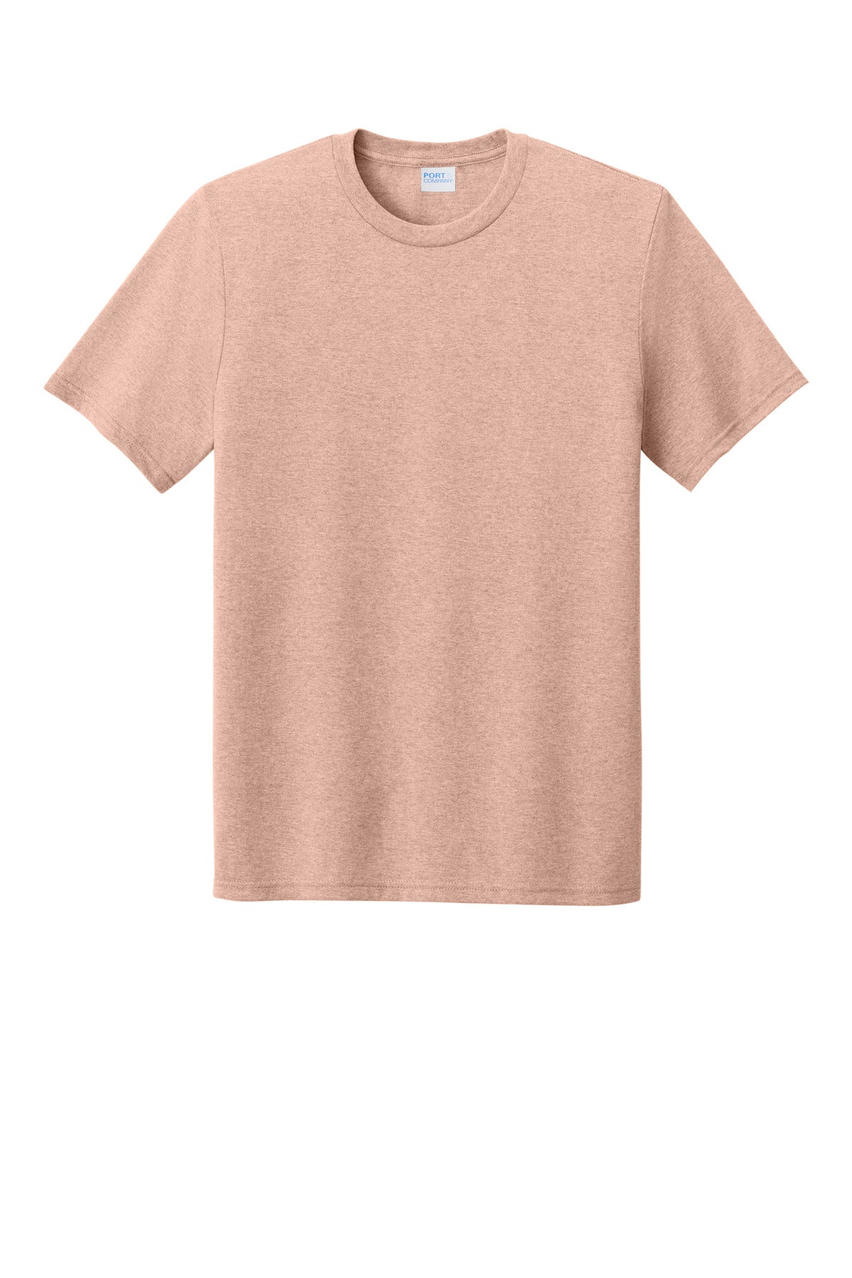 Front View of HtdDstyPch Port & Co Tri-Blend Tee. PC330 plain