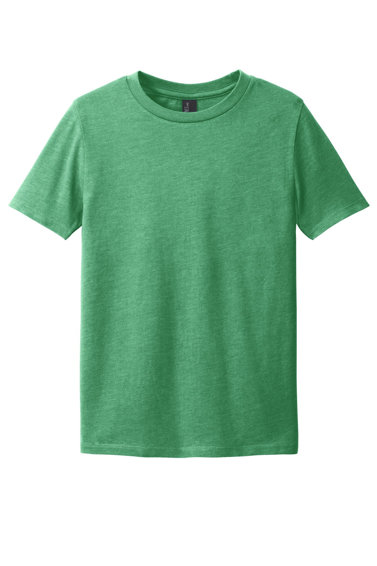 Front View of HtdKelGn District Youth Perfect Blend CVC Tee DT108Y plain