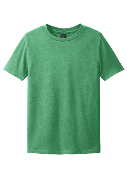 Front View of HtdKelGn District Youth Perfect Blend CVC Tee DT108Y plain
