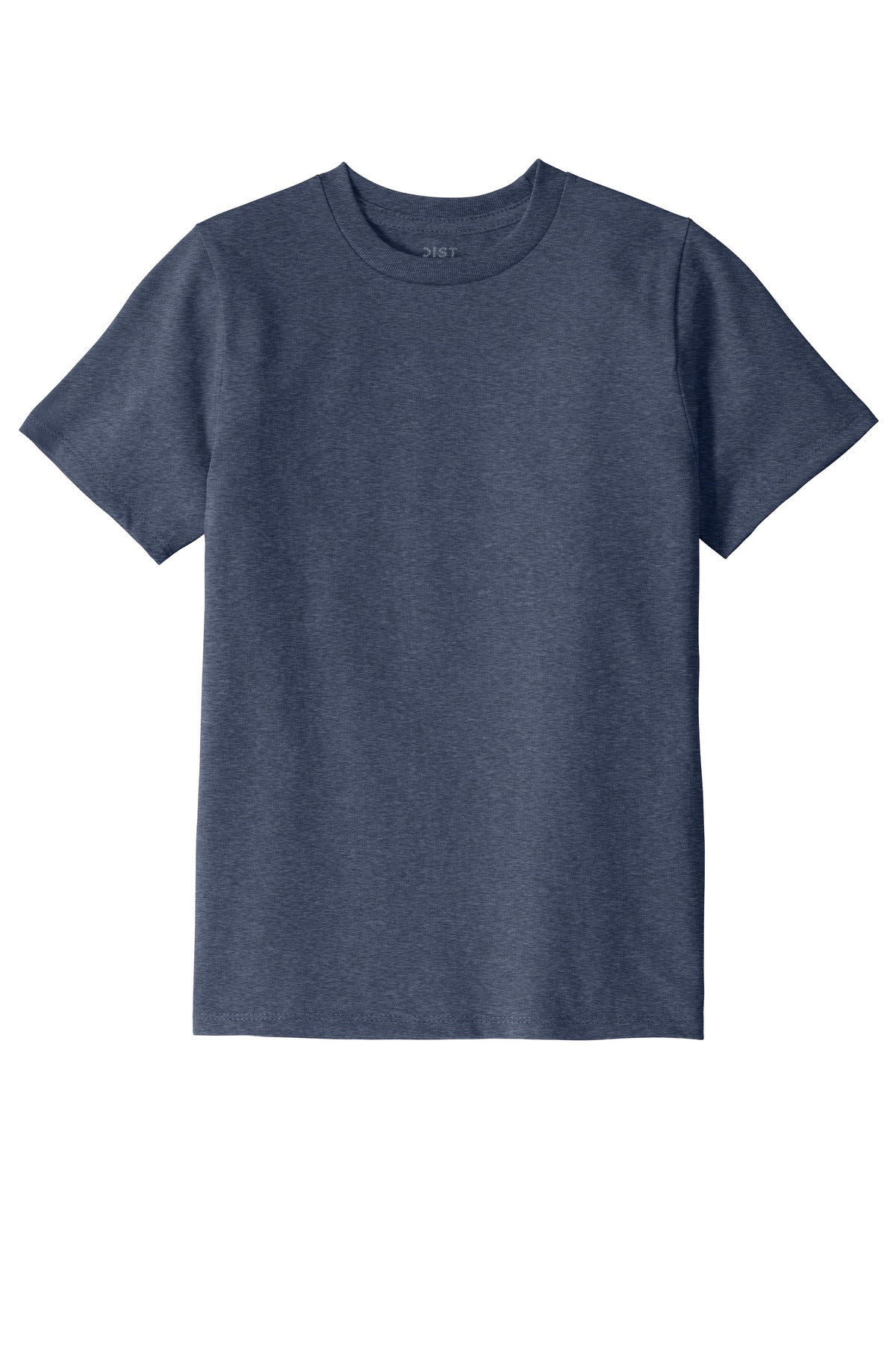 Front View of HtdNavy District Youth Re-Tee DT8000Y plain