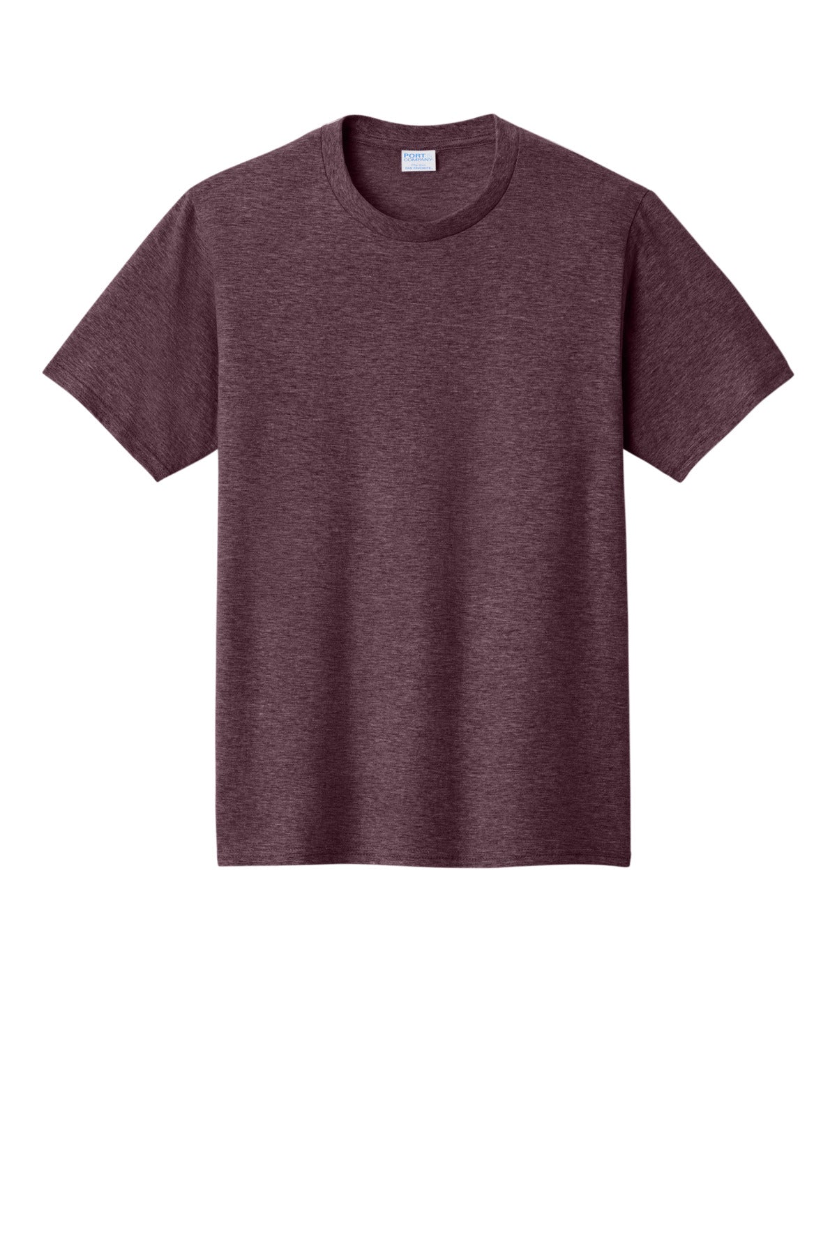 Front View of HthrAthMar Port & Co Fan Favorite Tee. PC450