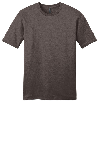 Front View of Hthrd Brown District Very Important Tee . DT6000 plain