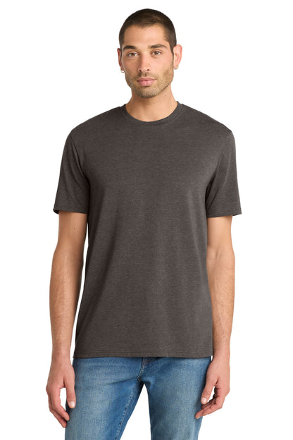 Front View of Hthrd Charcoal District Flex Tee DT7500 plain