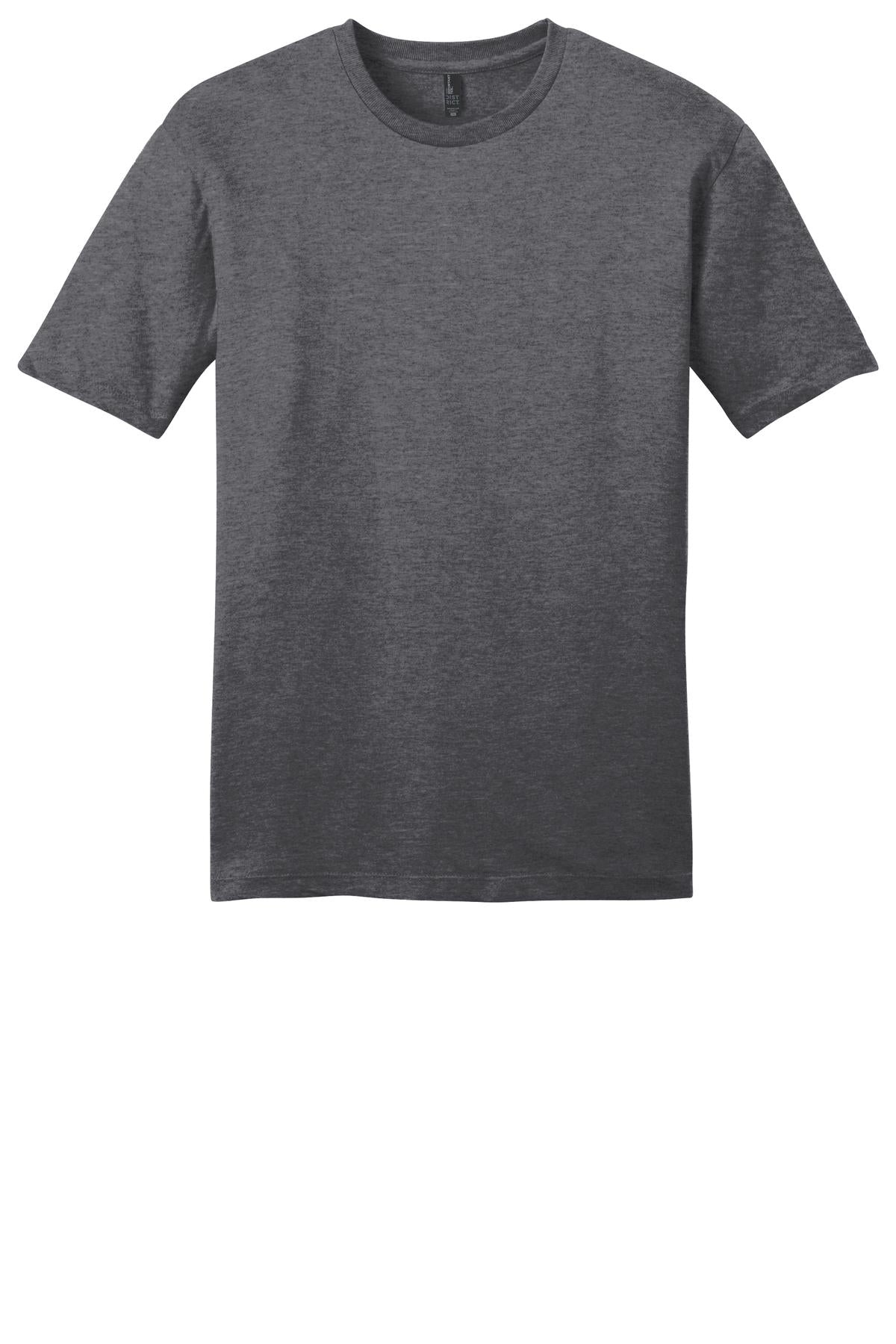 Front View of Hthrd Charcoal District Very Important Tee . DT6000 plain