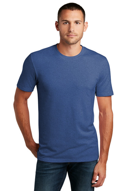 Front View of Hthrd Deep Roy District Flex Tee DT7500 plain