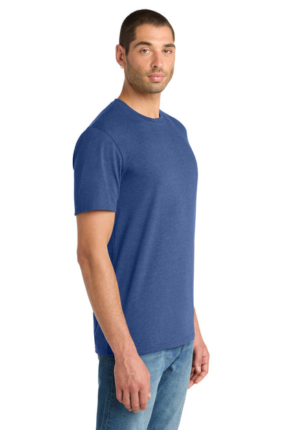 Front View of Hthrd Deep Roy District Flex Tee DT7500 plain