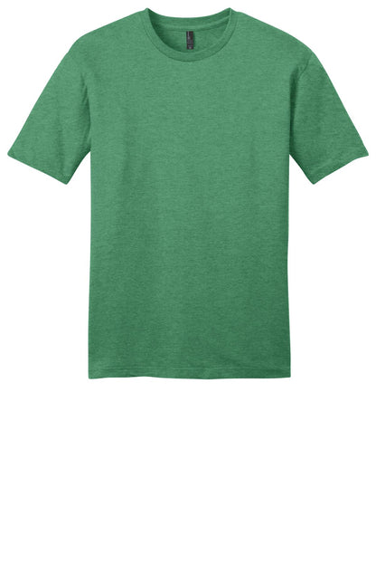Front View of Hthrd Kelly Gn District Very Important Tee . DT6000 plain
