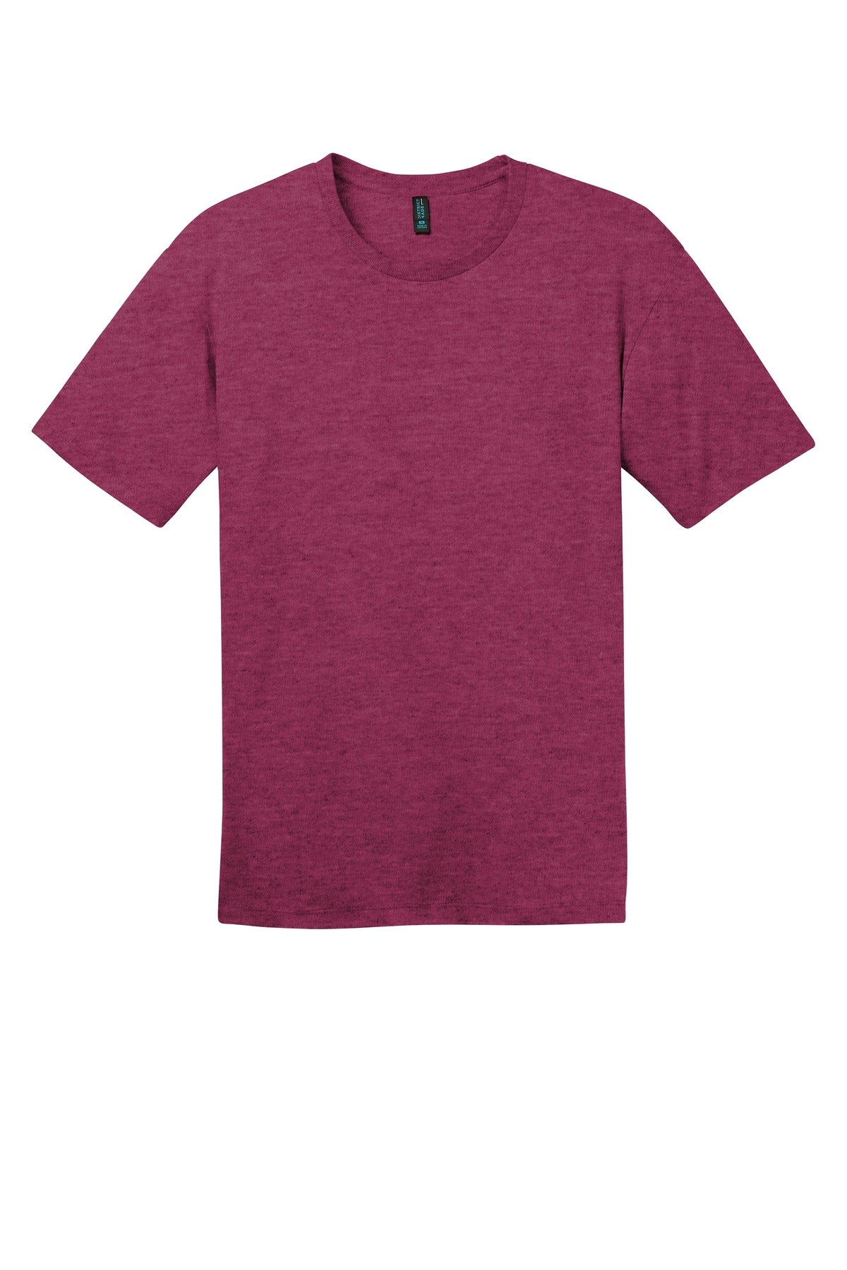 Front View of Hthrd Loganbry District Perfect Weight Tee. DT104 plain