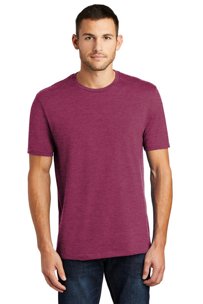 Front View of Hthrd Loganbry District Perfect Weight Tee. DT104 plain