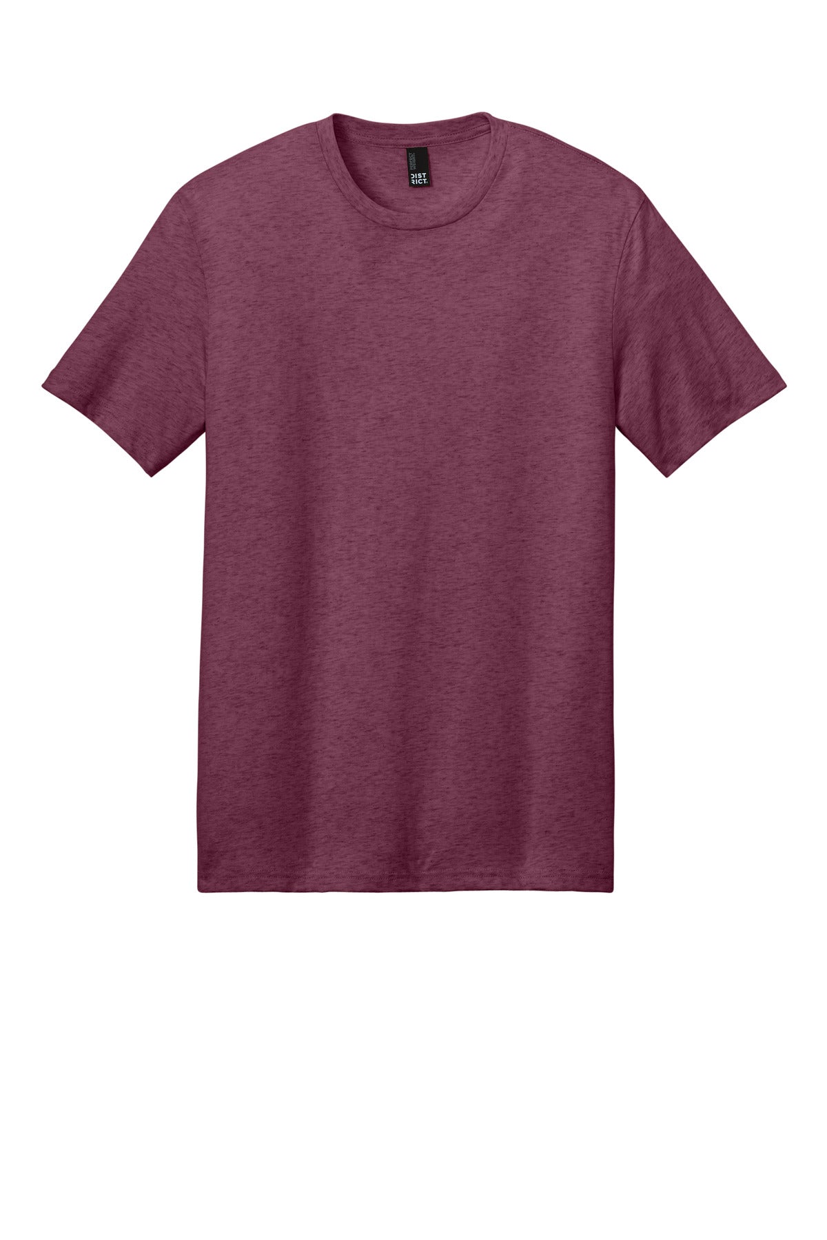 Front View of Hthrd Loganbry District Perfect Weight Tee. DT104 plain