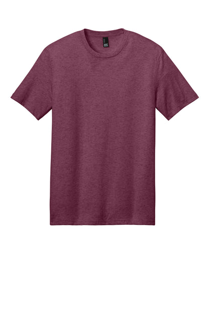 Front View of Hthrd Loganbry District Perfect Weight Tee. DT104 plain