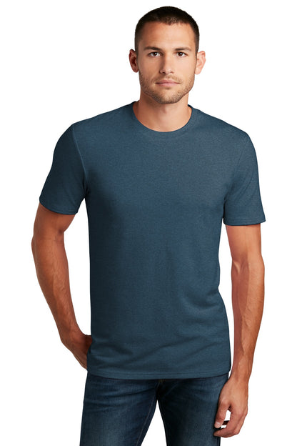 Front View of Hthrd Neptn Bl District Flex Tee DT7500 plain