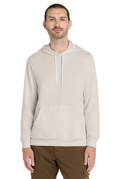 Front View of HthrDust BELLA+CANVAS Unisex Sponge Fleece Pullover Hoodie. BC3719 plain