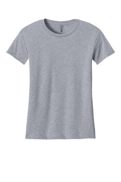 Front View of HthrGray Next Level Apparel Women's Cotton Relaxed Tee NL3910 plain