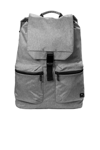 Front View of HthrGrey OGIO Evolution Pack 91015 plain