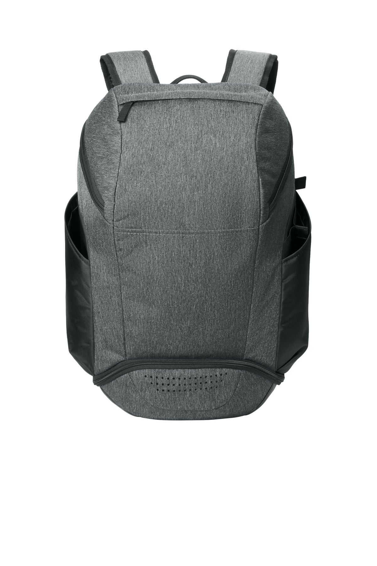 Front View of HthrGrey Sport-Tek Club Rec Pack BST201 plain
