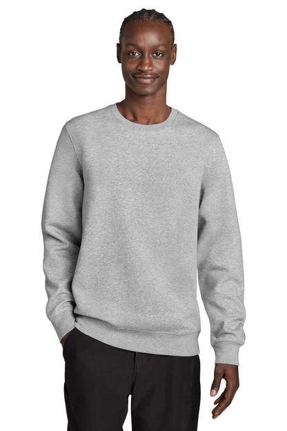 Front View of HthrGrey Stanley/Stella Unisex Roller Crewneck Sweatshirt SXU010 plain