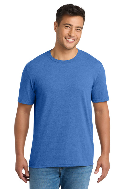 Front View of HthrRoyal Port & Co Tri-Blend Tee. PC330 plain