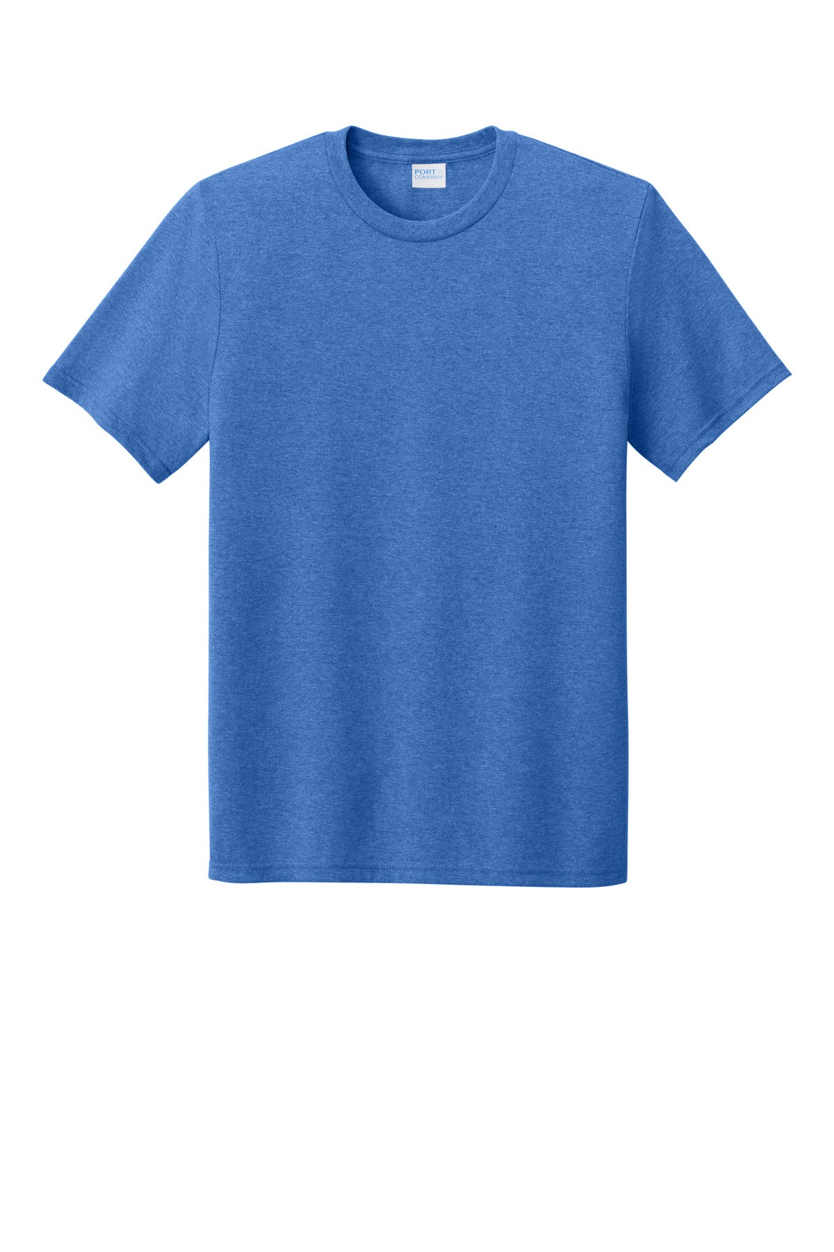 Front View of HthrRoyal Port & Co Tri-Blend Tee. PC330 plain