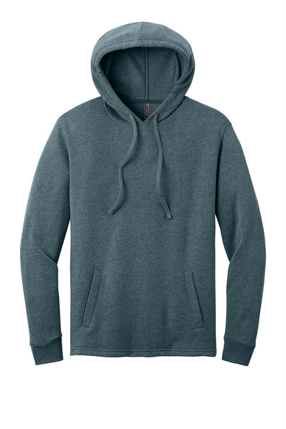 Front View of HthrSltBlu Next Level Apparel Adult Malibu Pullover Hoodie. NL9300 plain