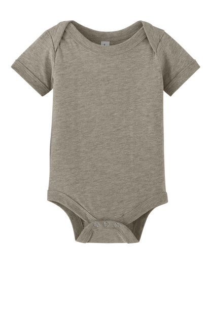 Front View of HthrStone BELLA+CANVAS Infant Jersey Short Sleeve One Piece BC100B