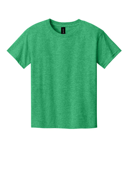 Front View of HtIrishGn Gildan Youth Light Cotton Tee 3000B plain