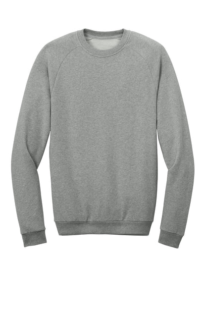 Front View of HtrdSteel District Cloud Fleece Crew DT7804 plain