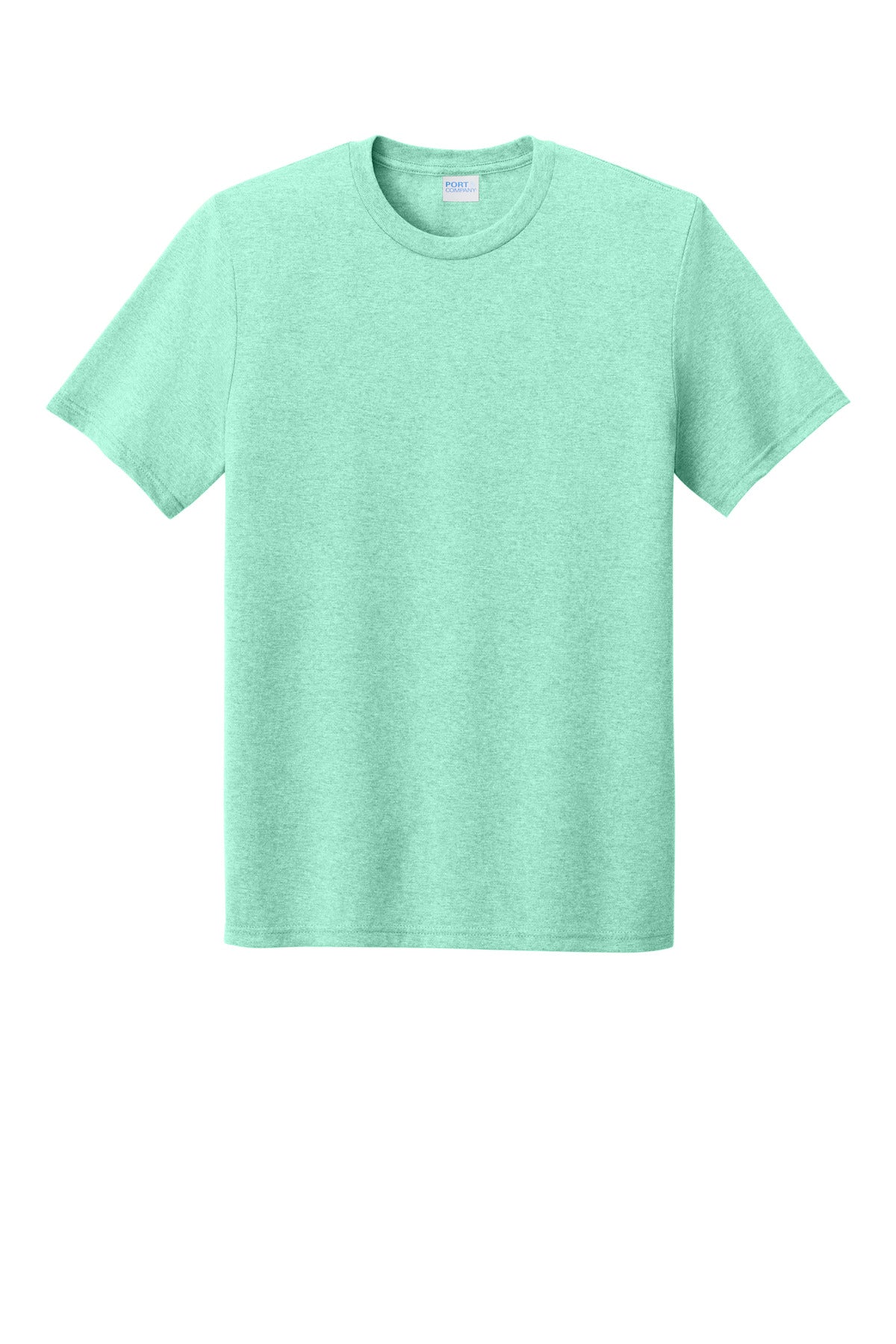 Front View of HtrJadeite Port & Co Tri-Blend Tee. PC330 plain