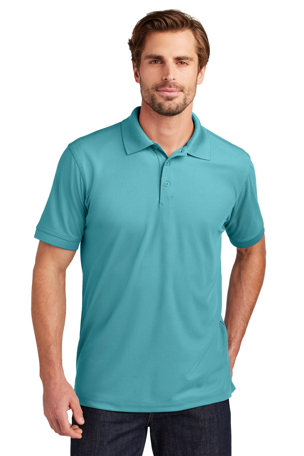 Front View of HydroBlue OGIO - Caliber2.0 Polo OG101 plain