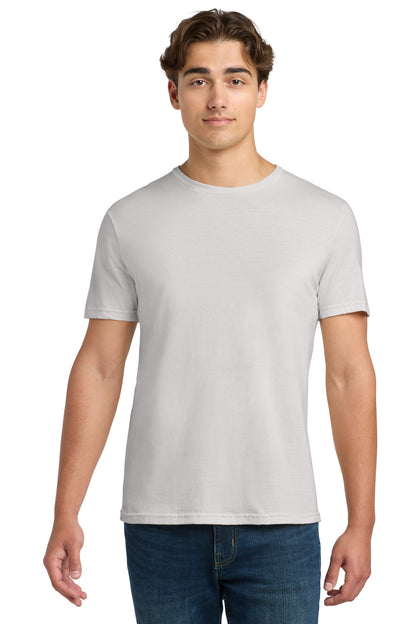 Front View of IceGrey Gildan Softstyle T-Shirt. 64000 plain