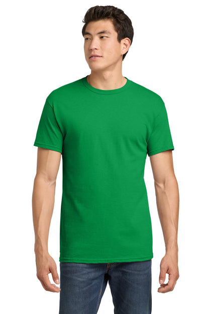 Front View of Iris Gildan - Heavy Cotton 100% Cotton T-Shirt. 5000 plain