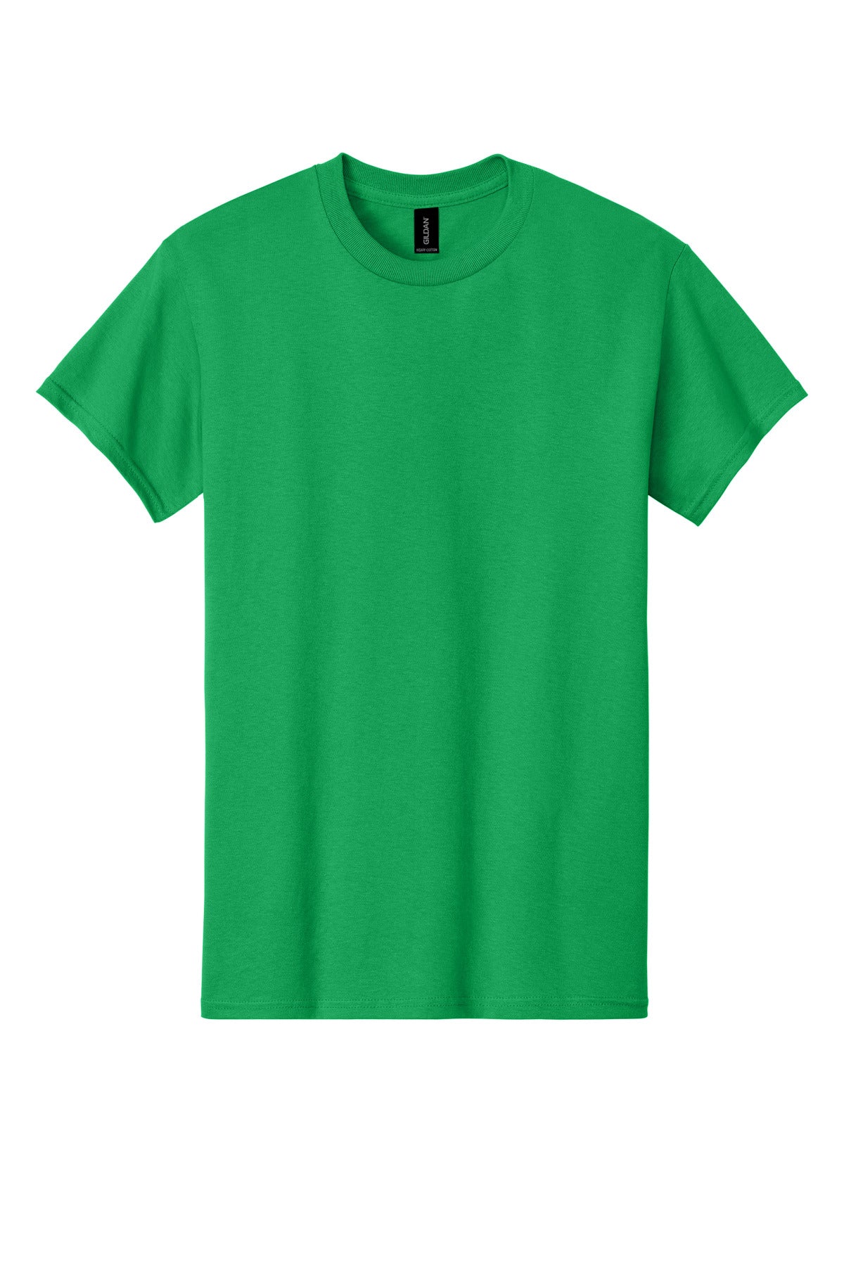 Front View of Iris Gildan - Heavy Cotton 100% Cotton T-Shirt. 5000 plain