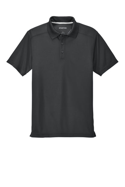 Front View of Iron Grey Sport-Tek PosiCharge Micro-Mesh Polo. ST680 plain