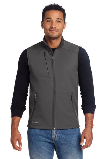 Front View of IronGate Eddie Bauer Stretch Soft Shell Vest EB546 plain