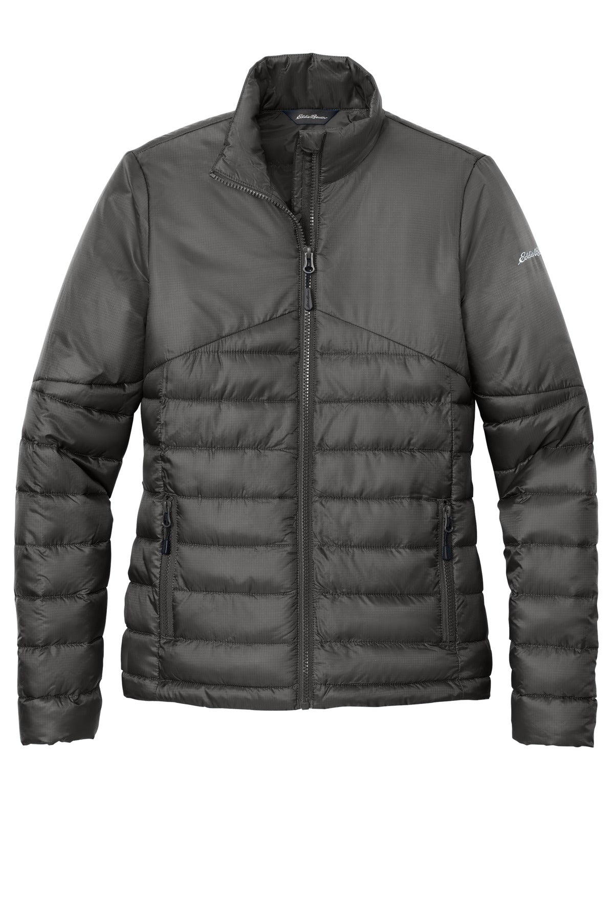 Front View of IronGate Eddie Bauer Women's Quilted Jacket EB511 plain