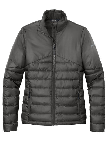 Front View of IronGate Eddie Bauer Women's Quilted Jacket EB511 plain