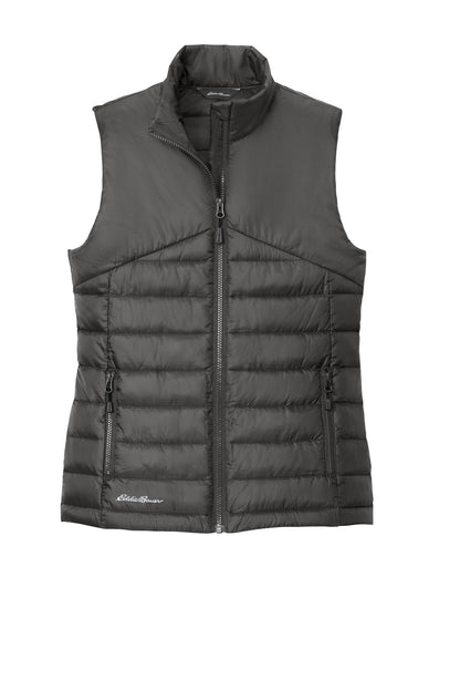 Front View of IronGate Eddie Bauer Women's Quilted Vest EB513 plain