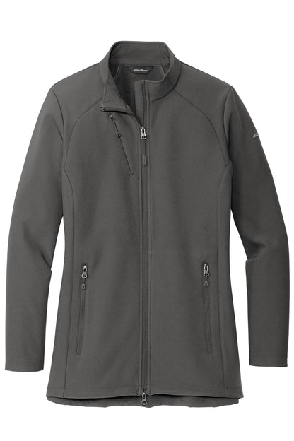 Front View of IronGate Eddie Bauer Women's Stretch Soft Shell Jacket EB545 plain