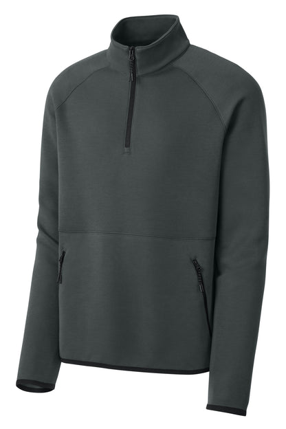 Front View of IronGrey Sport-Tek Phenom 1/4-Zip ST841 plain