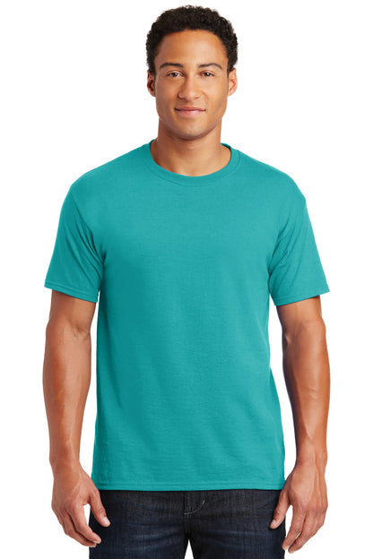 Front View of Jade Jerzees - Dri-Power 50/50 Cotton/Poly T-Shirt. 29M plain