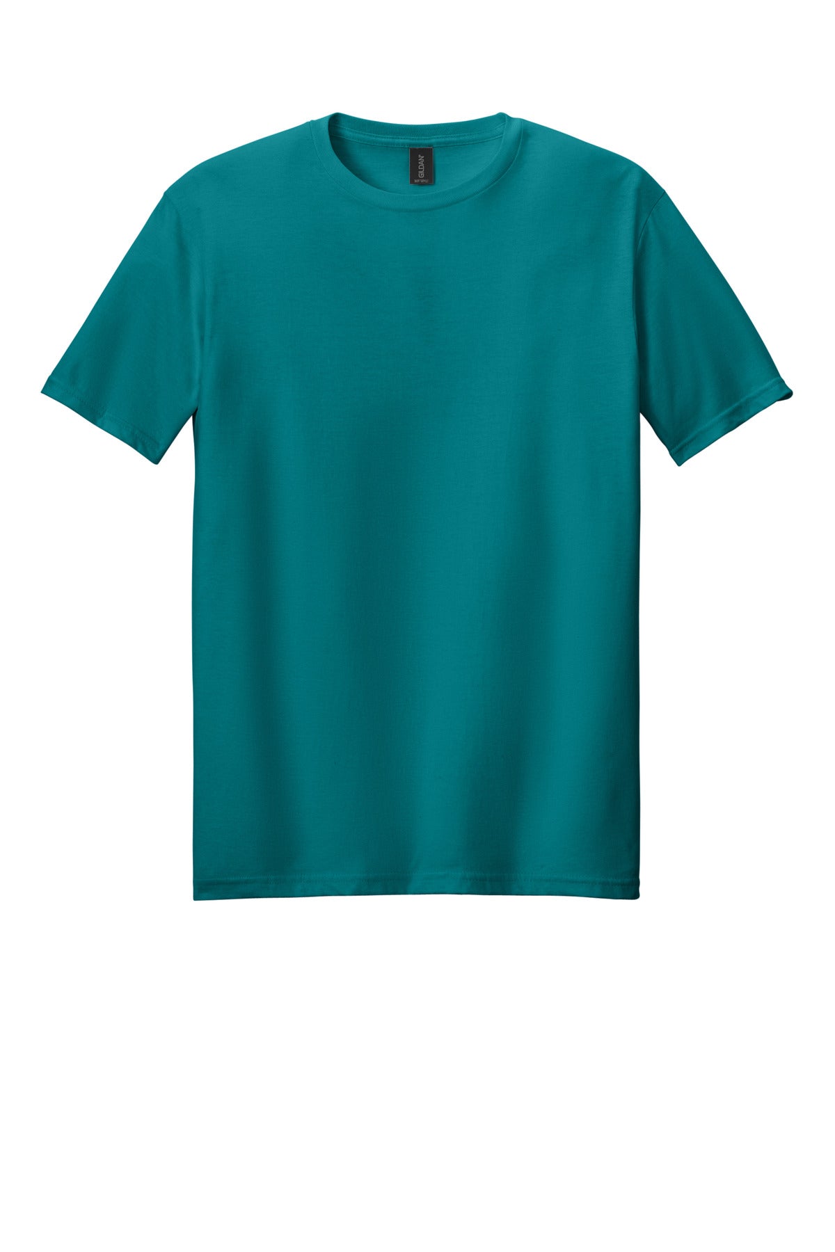 Front View of JadeDome Gildan Softstyle T-Shirt. 64000 plain