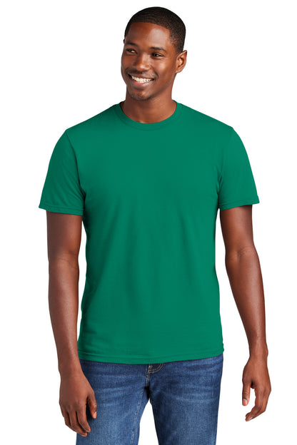 Front View of JewelGreen District Very Important Tee . DT6000 plain