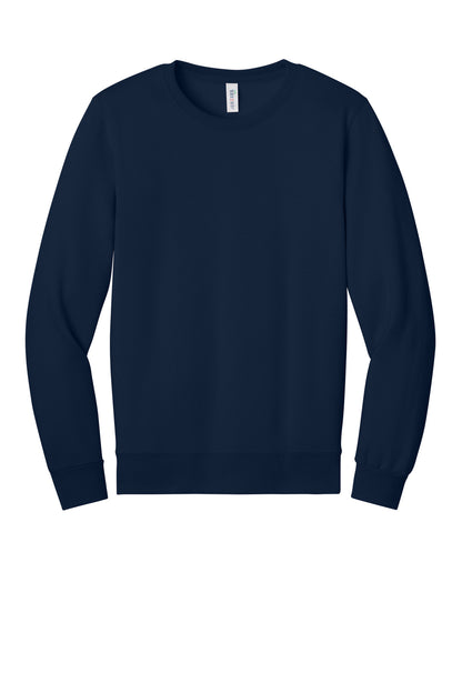 Front View of JNavy Jerzees Eco Premium Blend Crewneck Sweatshirt 701M plain