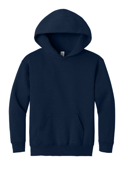 Front View of JNavy Jerzees - Youth NuBlend Pullover Hooded Sweatshirt. 996Y plain